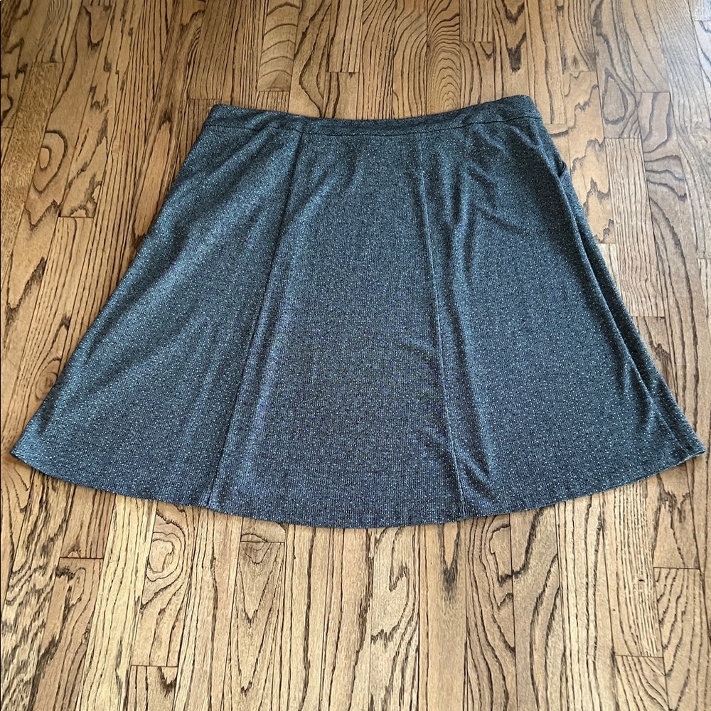 CJ Banks black A-line midi skirt.  Size 20W - Picture 3 of 6